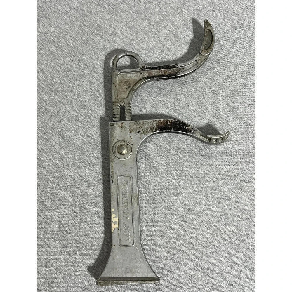Vintage Lady Josephine Cast Aluminum Shoe Holder Shine Polisher Stretcher